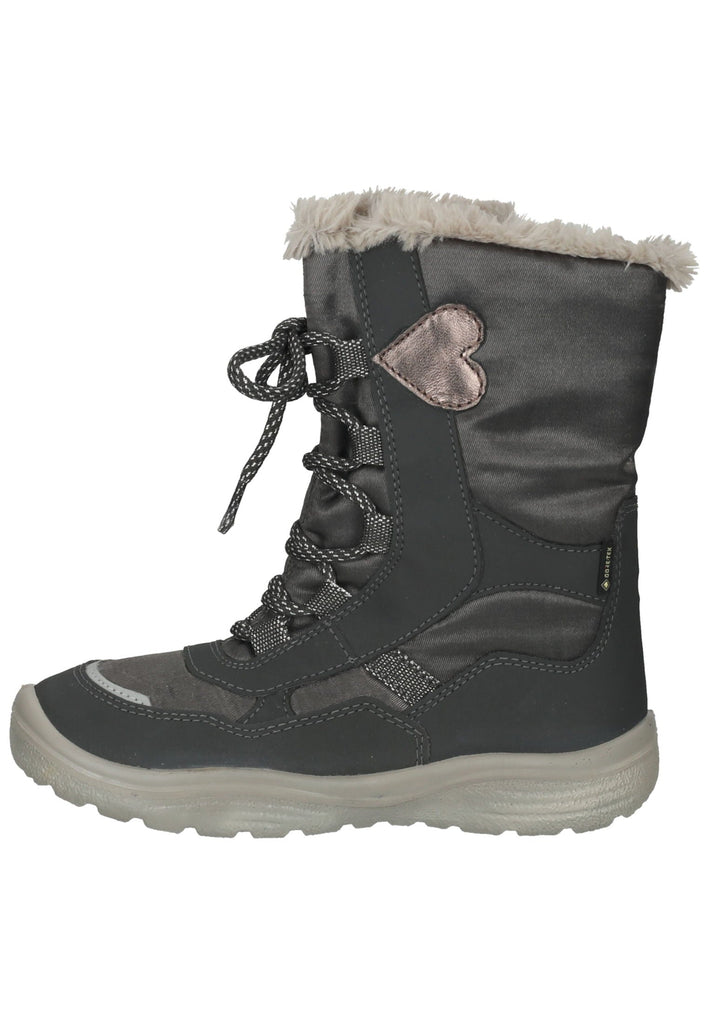 Superfit Stiefel Lederimitat/Textil Grau Warmfutter