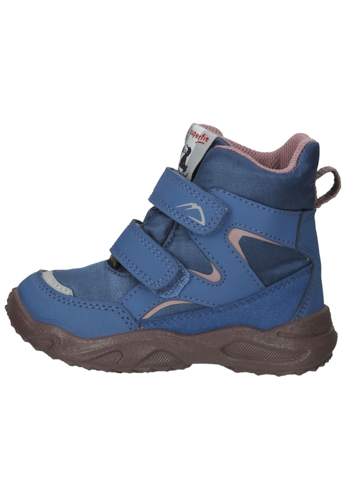 Stiefel Superfit Stiefel Lederimitat/Textil Blau Warmfutter