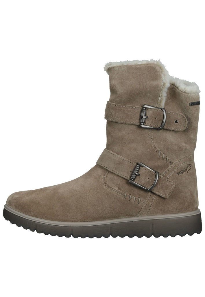 Stiefel Superfit Stiefel Veloursleder Beige Warmfutter