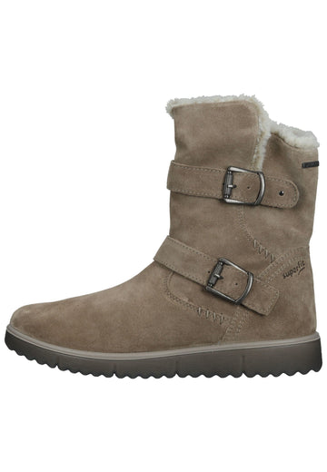 Stiefel Superfit Stiefel Veloursleder Beige Warmfutter