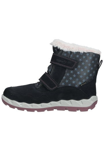 Stiefel Superfit Stiefel Veloursleder/Textil Grau Warmfutter