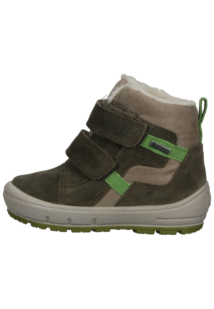 Stiefel Superfit Stiefel Veloursleder/Textil Grün Warmfutter