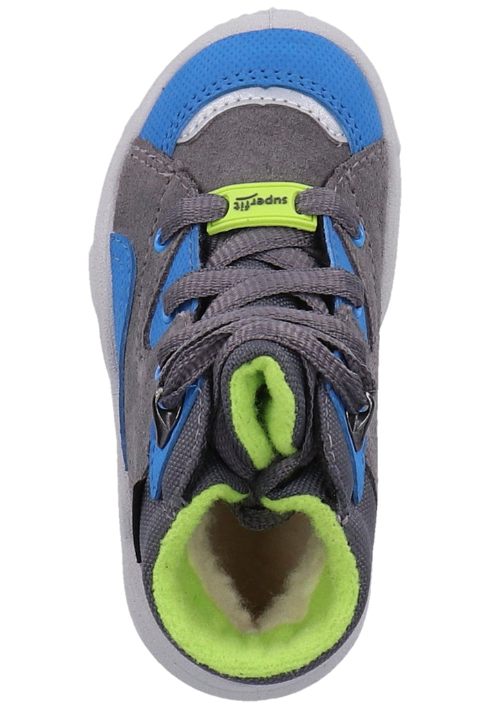 Superfit Stiefel Textil Grau/Blau Warmfutter