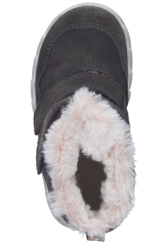 Superfit Stiefel Textil Grau/Rosa Warmfutter