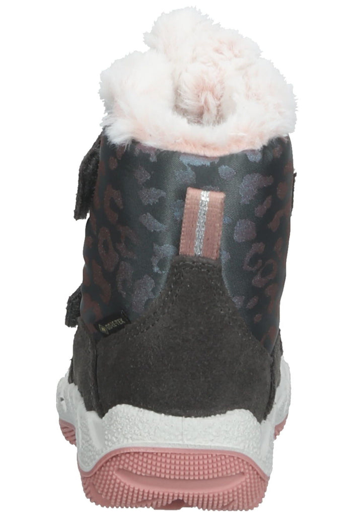 Superfit Stiefel Textil Grau/Rosa Warmfutter