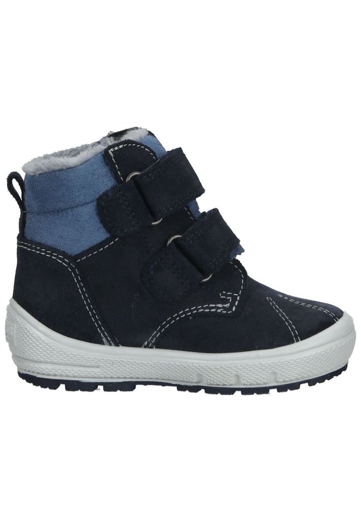 Superfit Stiefel Veloursleder Blau Warmfutter