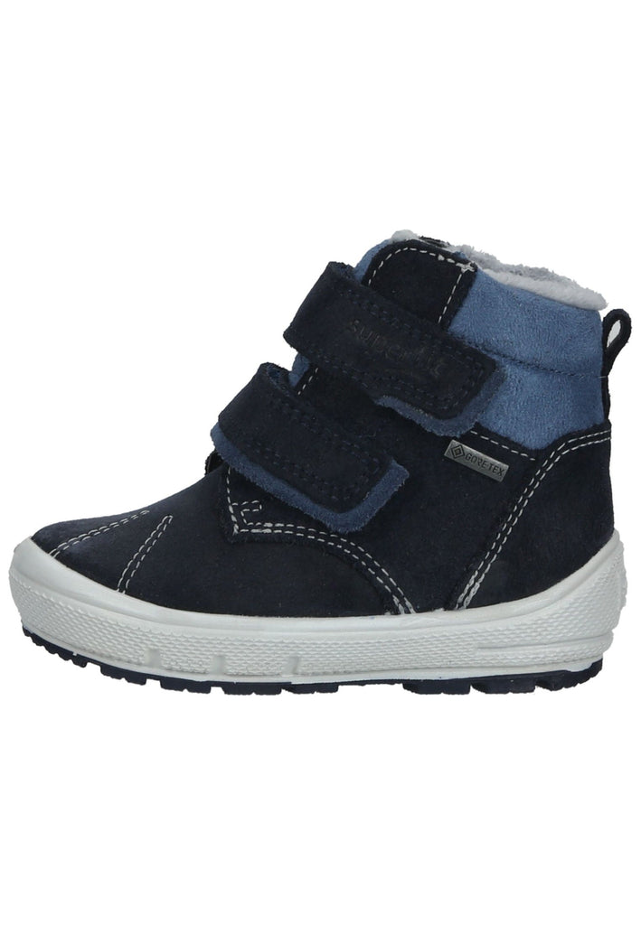 Superfit Stiefel Veloursleder Blau Warmfutter