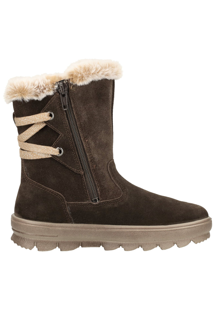 Superfit Stiefel Veloursleder Braun Warmfutter
