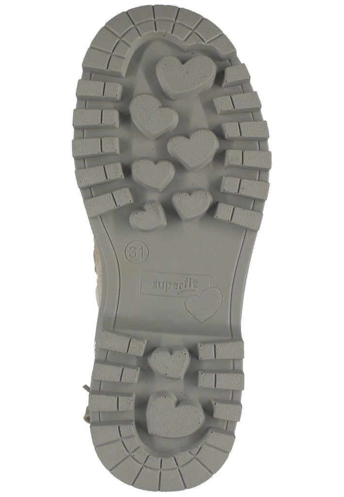 Superfit Stiefel Veloursleder/Textil Beige