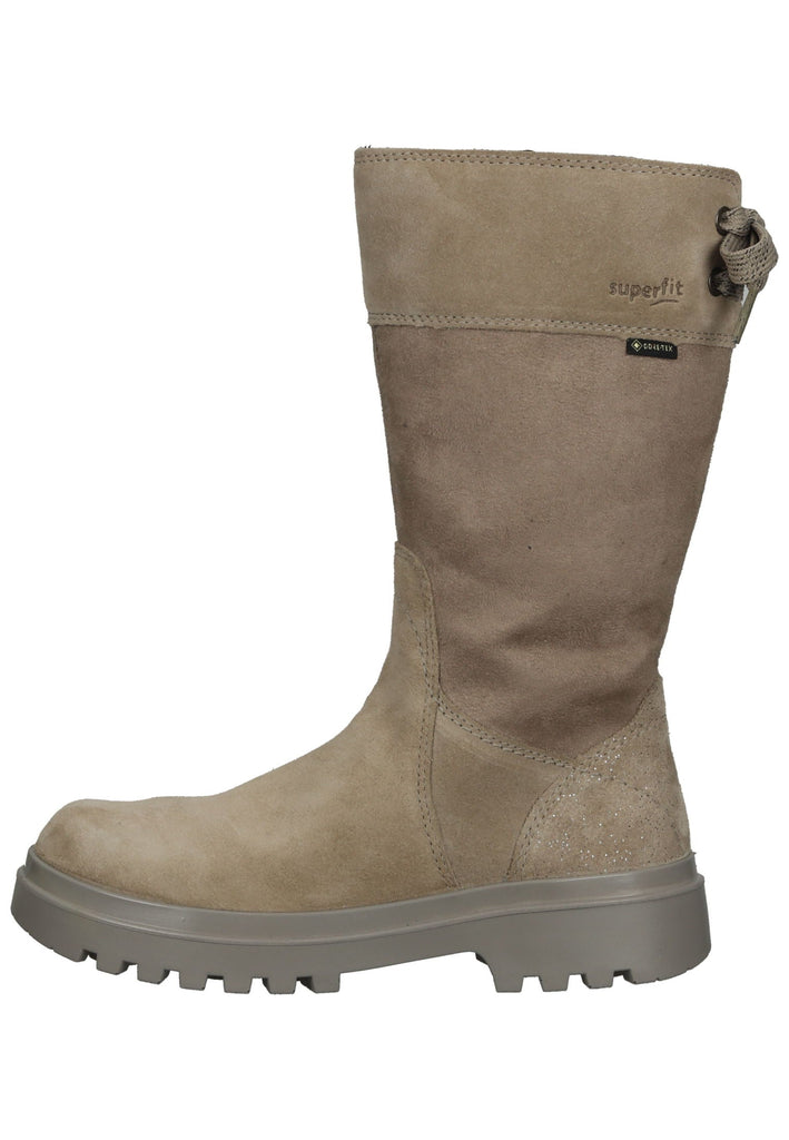 Superfit Stiefel Veloursleder/Textil Beige