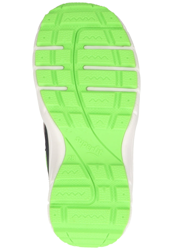 Superfit Stiefel Veloursleder/Textil Blau/Grün Warmfutter