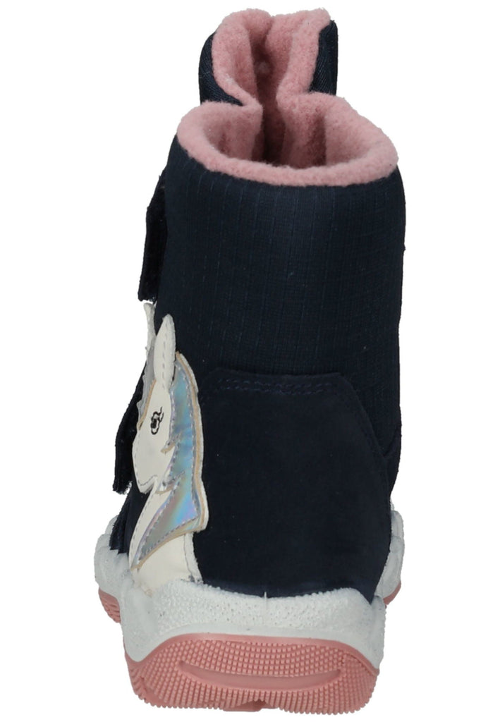 Superfit Stiefel Veloursleder/Textil Blau Warmfutter