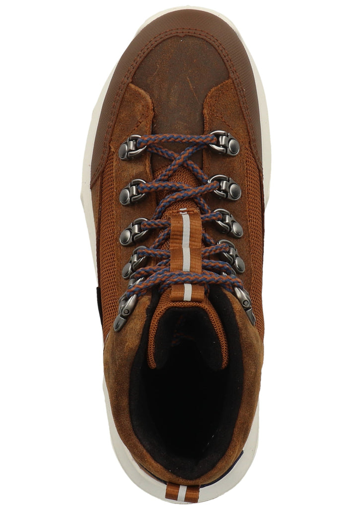 Superfit Stiefel Veloursleder/Textil Braun/Blau