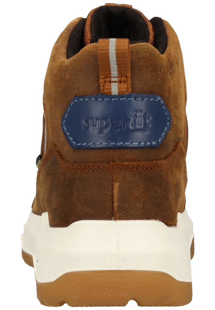 Superfit Stiefel Veloursleder/Textil Braun/Blau
