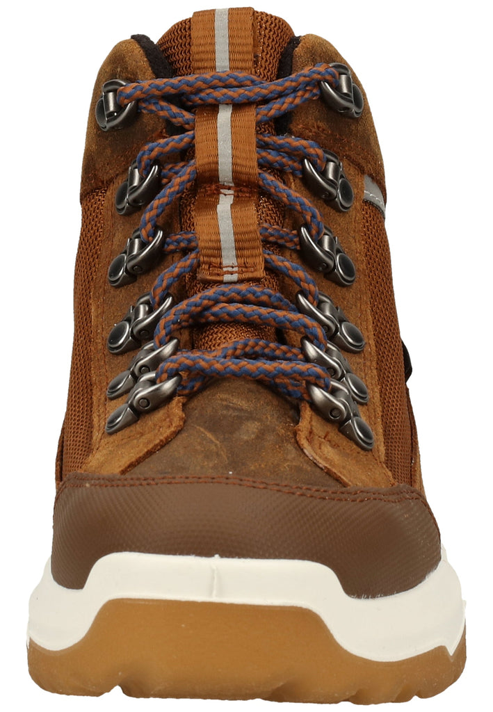 Superfit Stiefel Veloursleder/Textil Braun/Blau