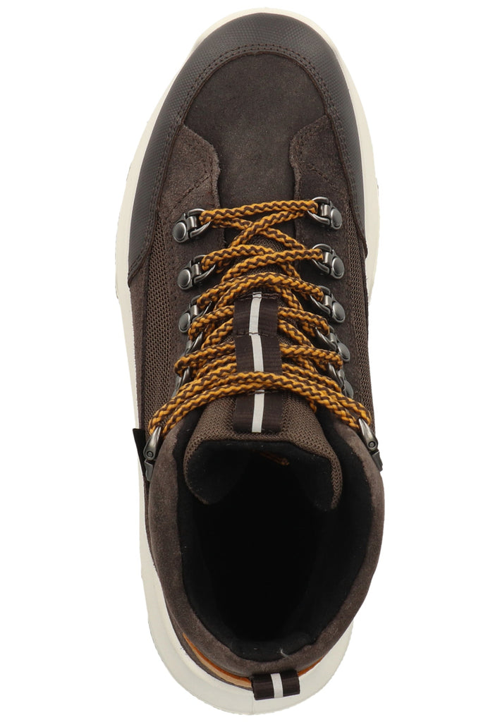 Superfit Stiefel Veloursleder/Textil Braun/Gelb