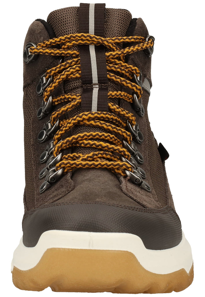 Superfit Stiefel Veloursleder/Textil Braun/Gelb