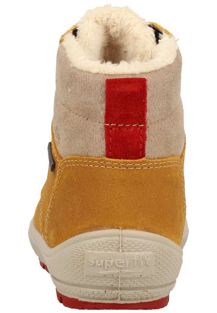 Superfit Stiefel Veloursleder/Textil Gelb Warmfutter