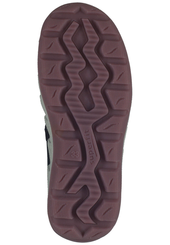 Superfit Stiefel Veloursleder/Textil Grau Warmfutter