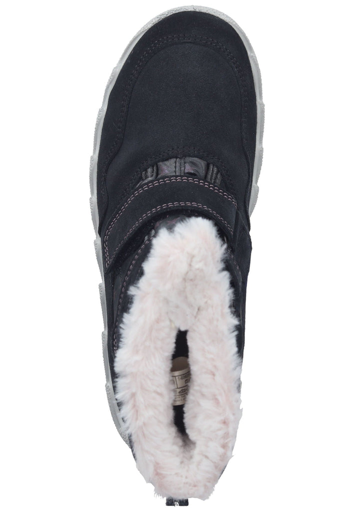 Superfit Stiefel Veloursleder/Textil Grau Warmfutter