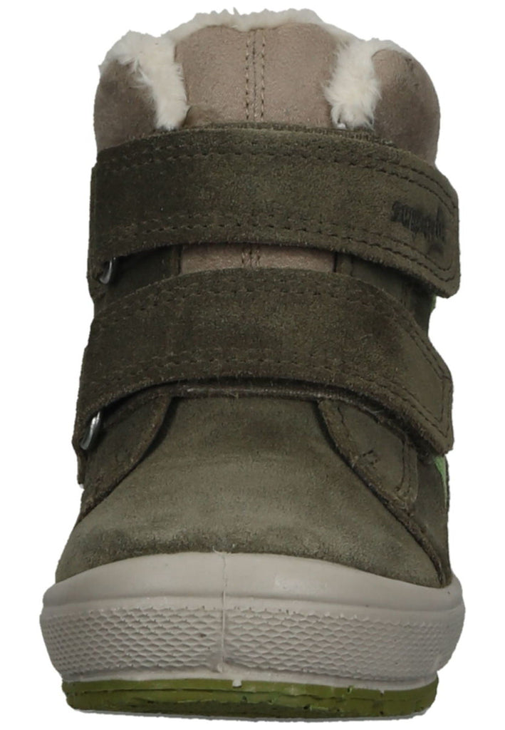 Superfit Stiefel Veloursleder/Textil Grün Warmfutter