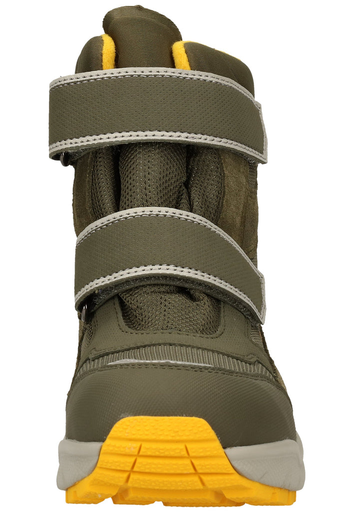 Superfit Stiefel Veloursleder/Textil Grün Warmfutter