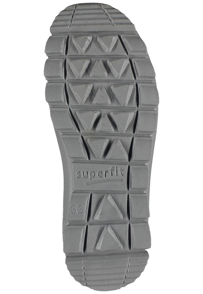 Superfit Stiefel Veloursleder/Textil Hellgrau Warmfutter