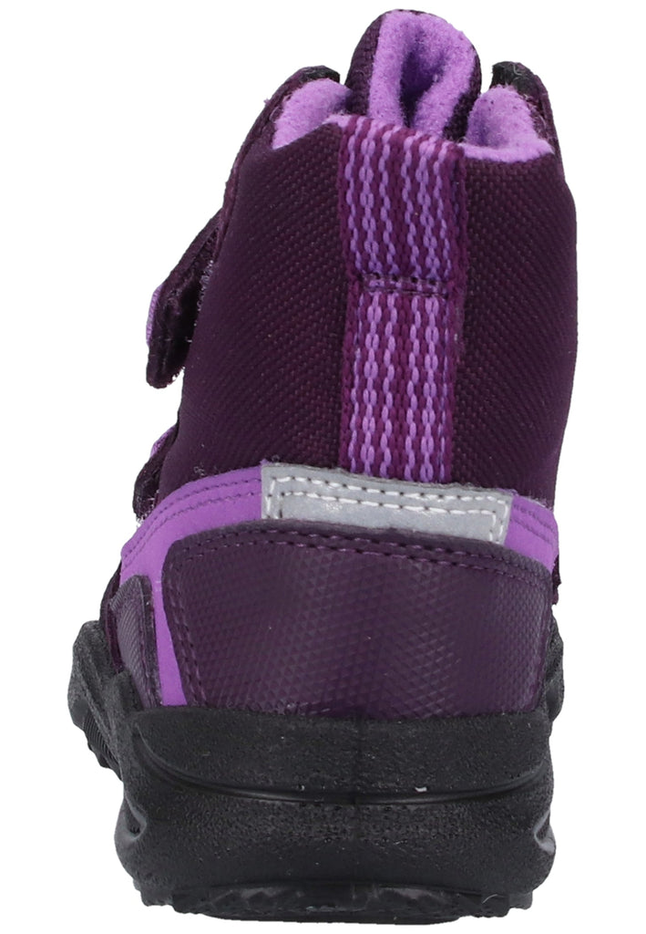 Superfit Stiefel Veloursleder/Textil Lila Warmfutter