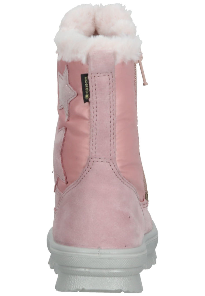 Superfit Stiefel Veloursleder/Textil Rosa Warmfutter