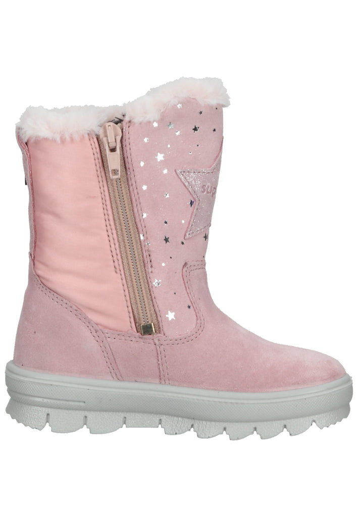 Superfit Stiefel Veloursleder/Textil Rosa Warmfutter