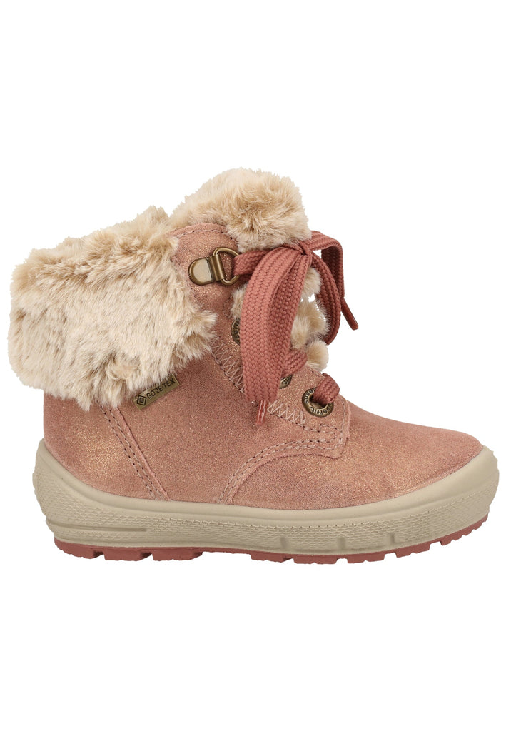 Superfit Stiefel Veloursleder/Textil Rosa Warmfutter