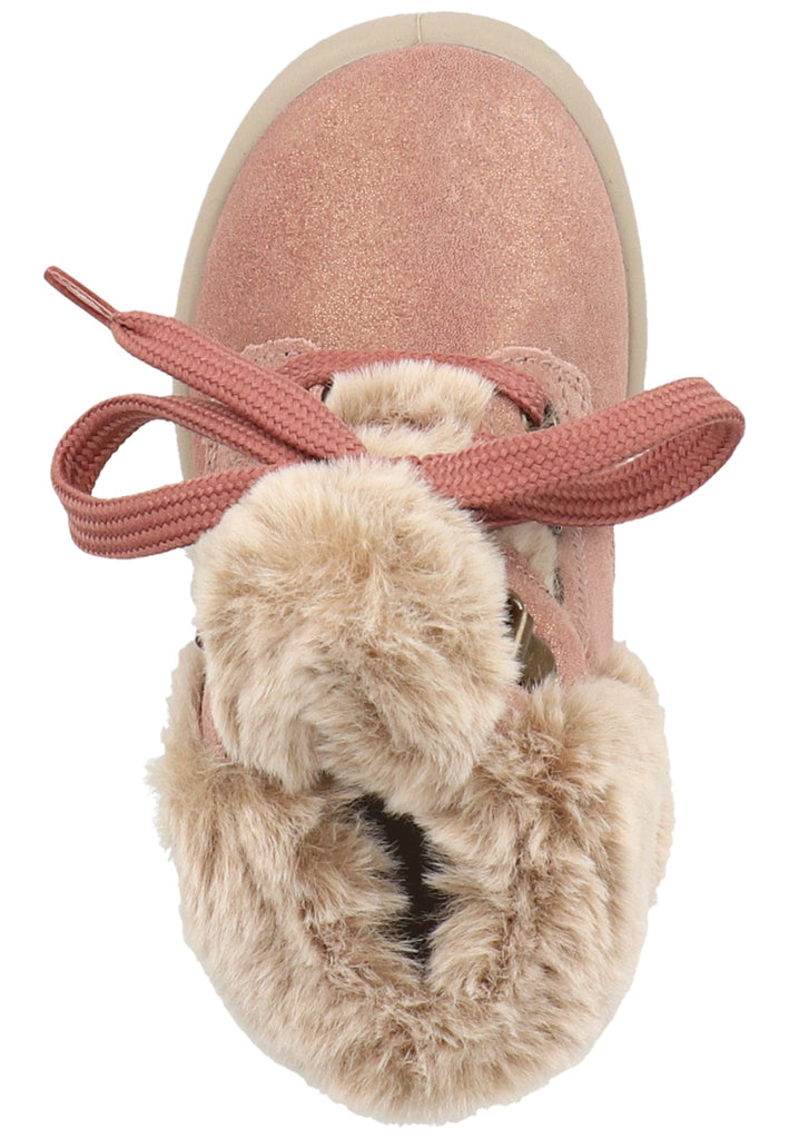 Superfit Stiefel Veloursleder/Textil Rosa Warmfutter