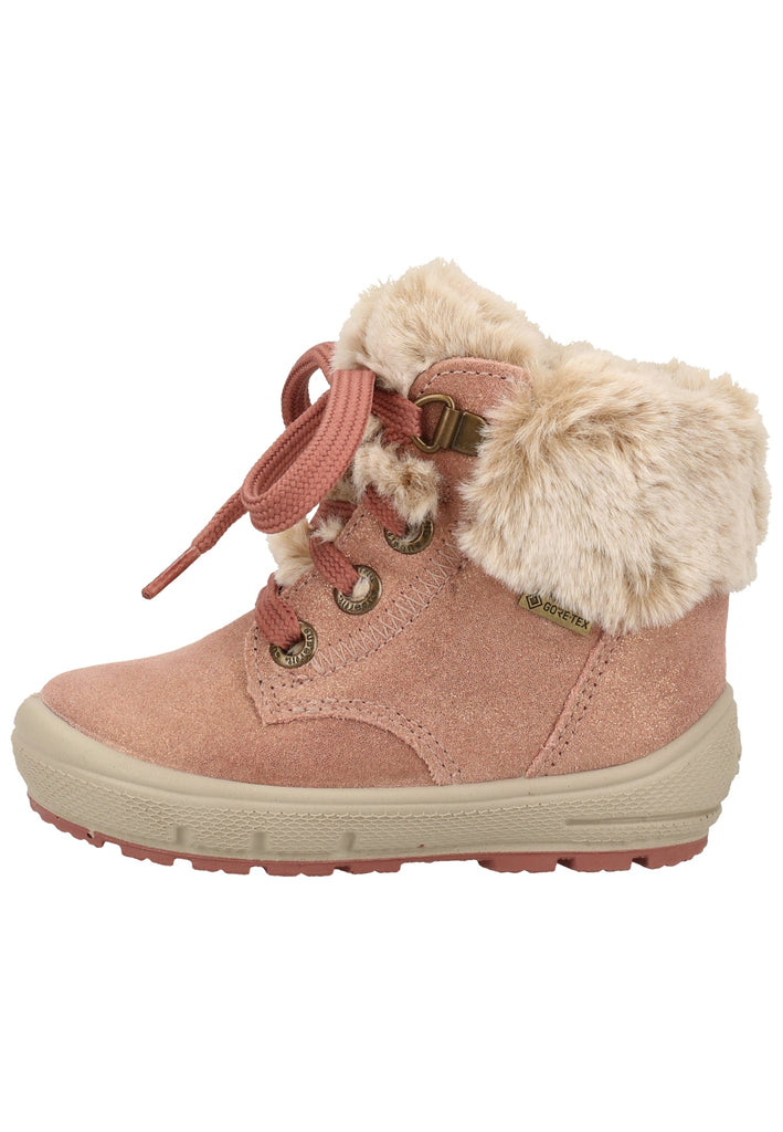 Superfit Stiefel Veloursleder/Textil Rosa Warmfutter