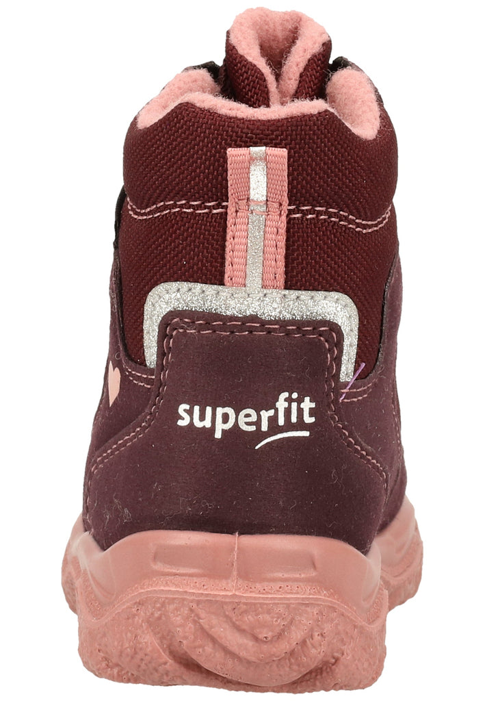 Superfit Stiefel Veloursleder/Textil Rot/Pink