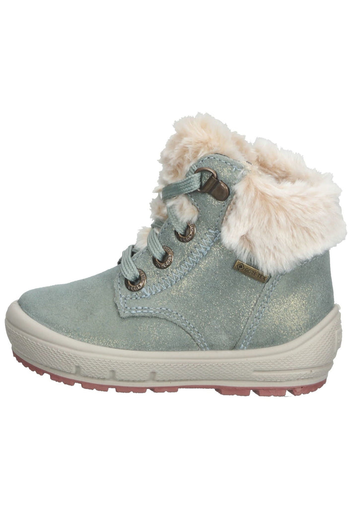 Superfit Stiefelette Leder Hellgrün