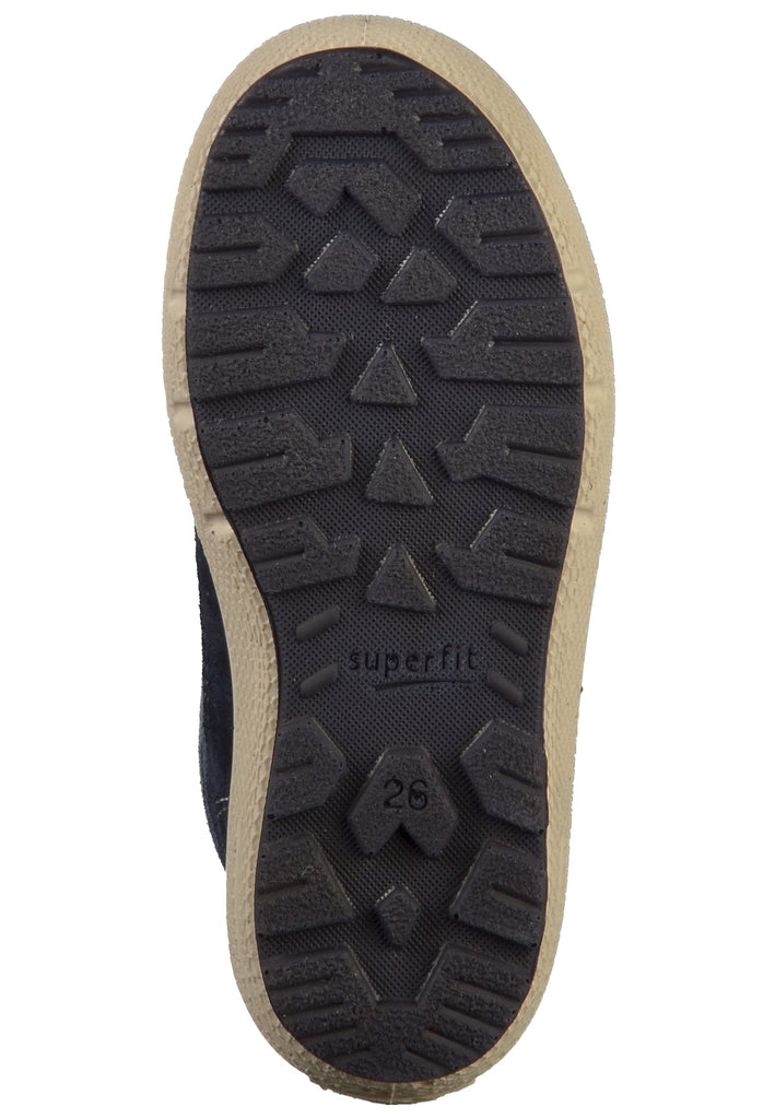 Superfit Stiefelette Leder/Textil Blau