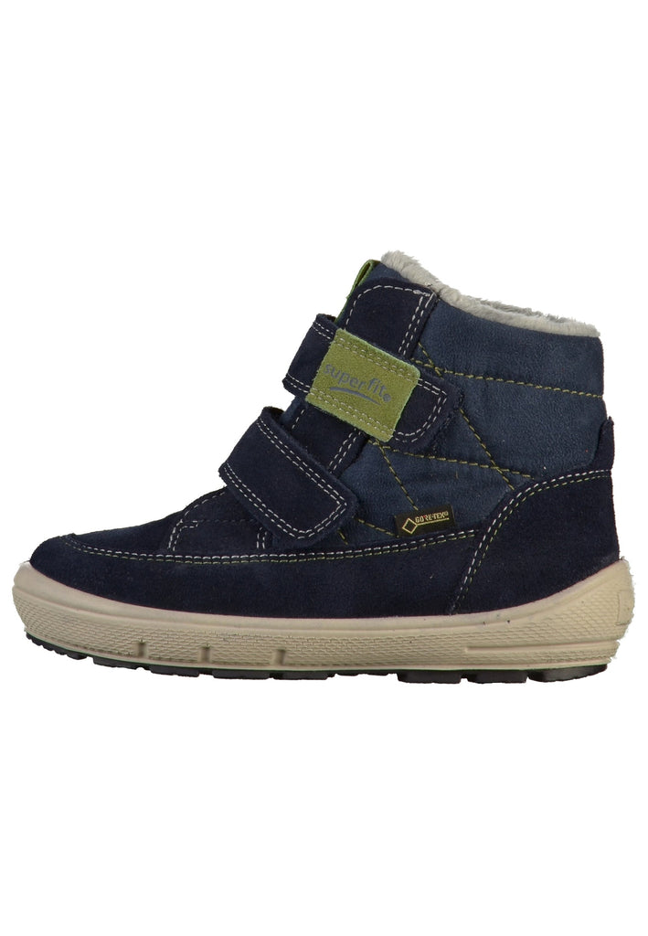 Superfit Stiefelette Leder/Textil Blau