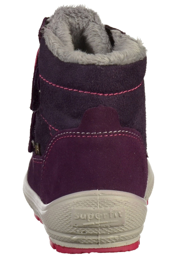 Superfit Stiefelette Leder/Textil Lila