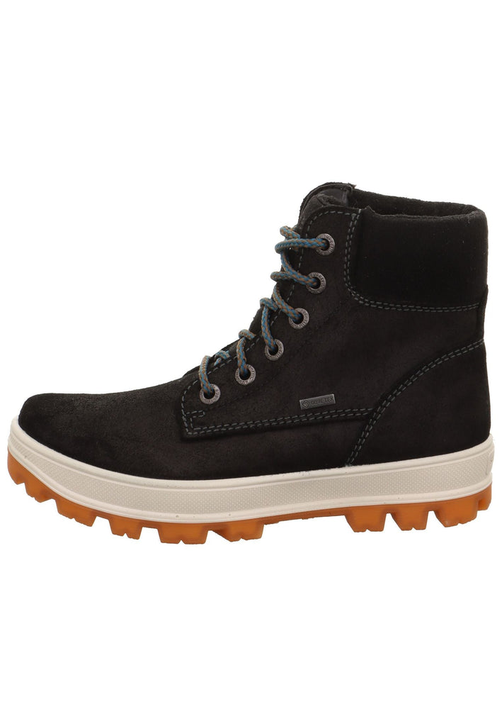 Superfit Stiefelette Leder/Textil Schwarz