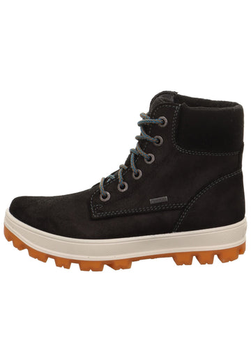 Superfit Stiefelette Leder/Textil Schwarz