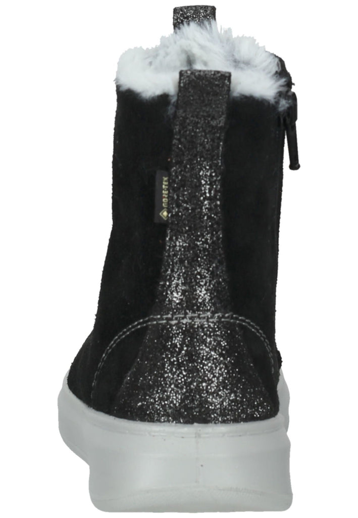Superfit Stiefelette Leder/Textil Schwarz Warmfutter