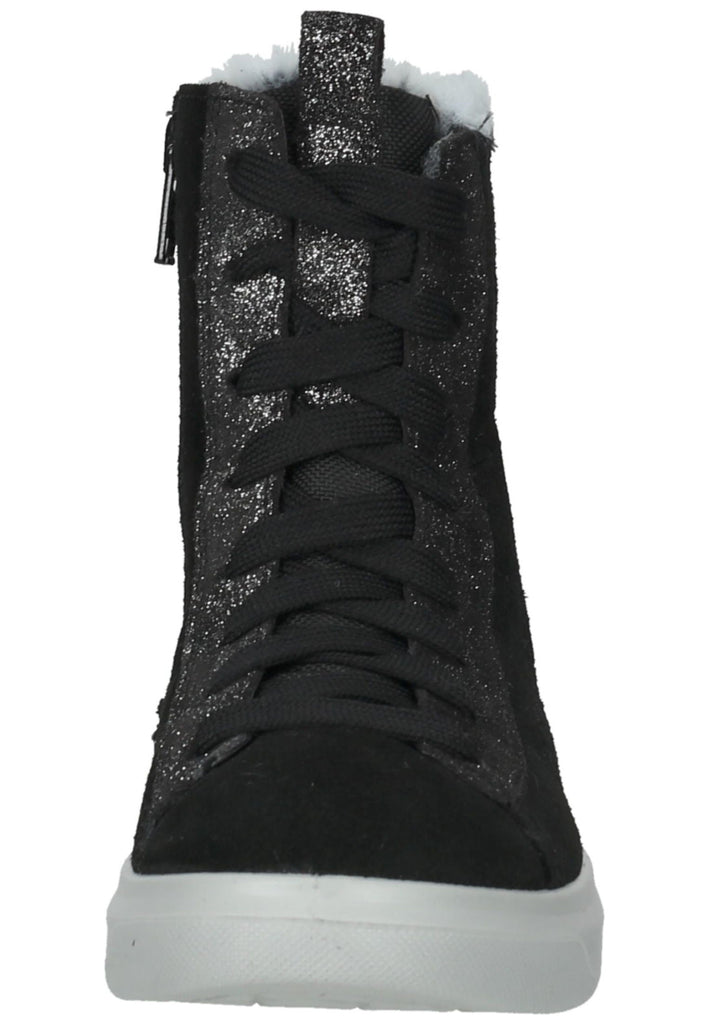 Superfit Stiefelette Leder/Textil Schwarz Warmfutter