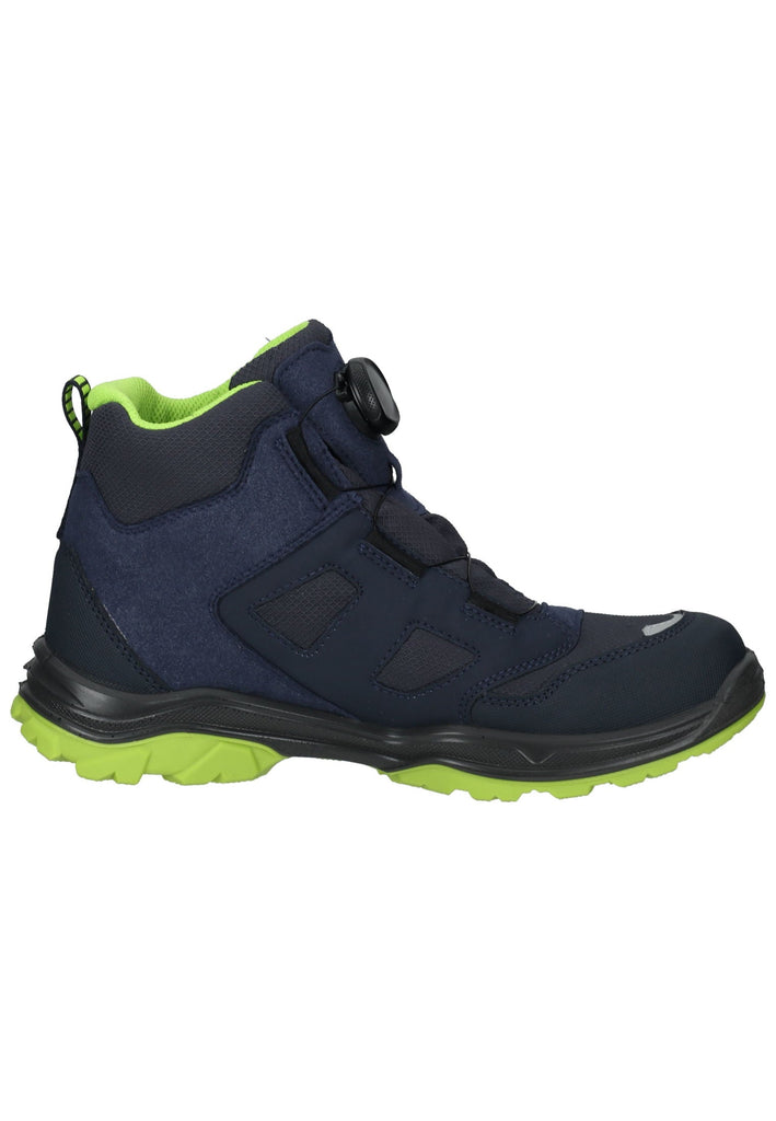 Superfit Stiefelette Lederimitat/Textil Blau/Grün