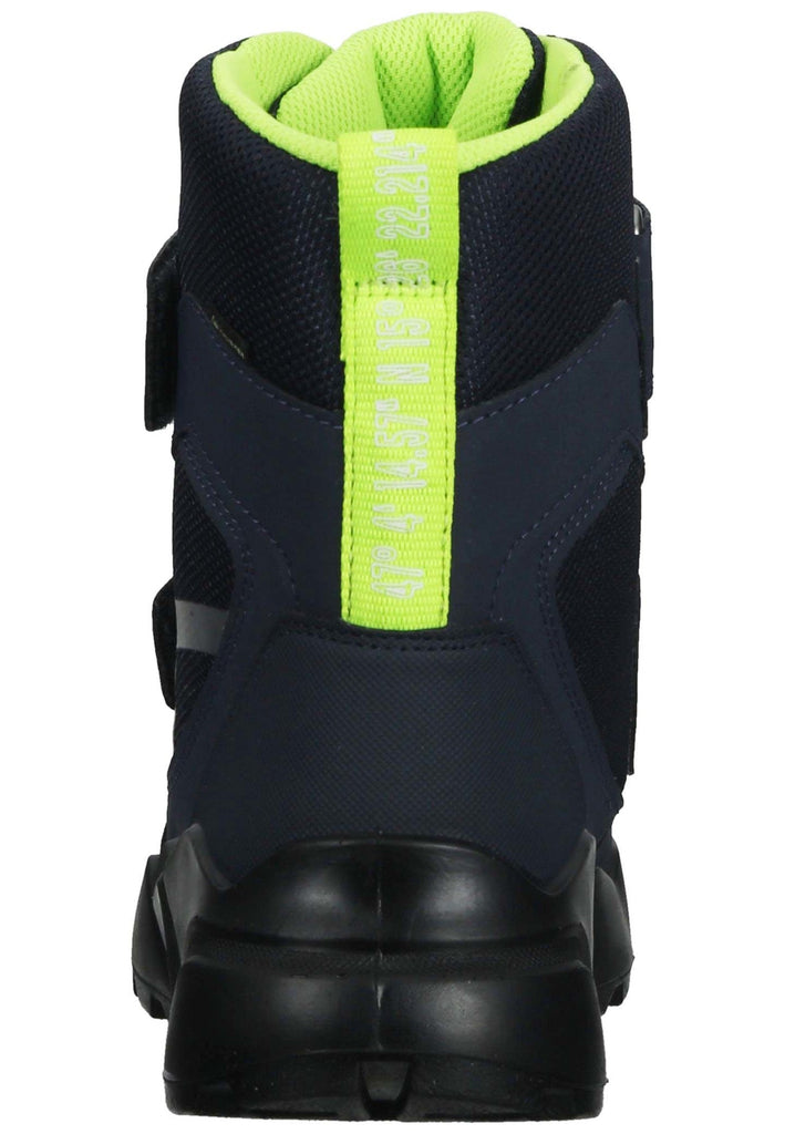 Superfit Stiefelette Lederimitat/Textil Blau/Grün