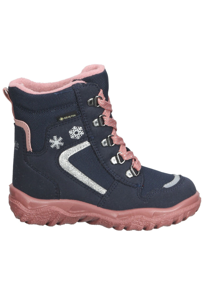 Superfit Stiefelette Textil Blau Warmfutter