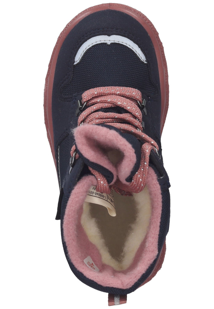 Superfit Stiefelette Textil Blau Warmfutter