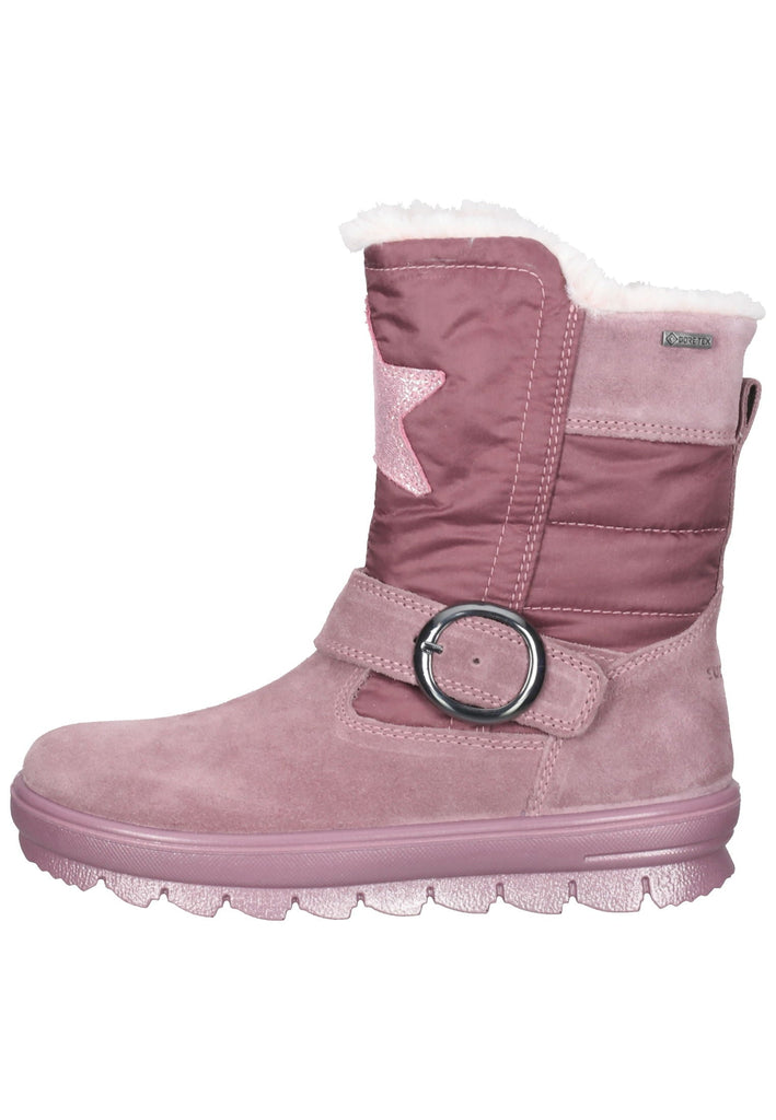 Superfit Stiefelette Textil Lila Warmfutter