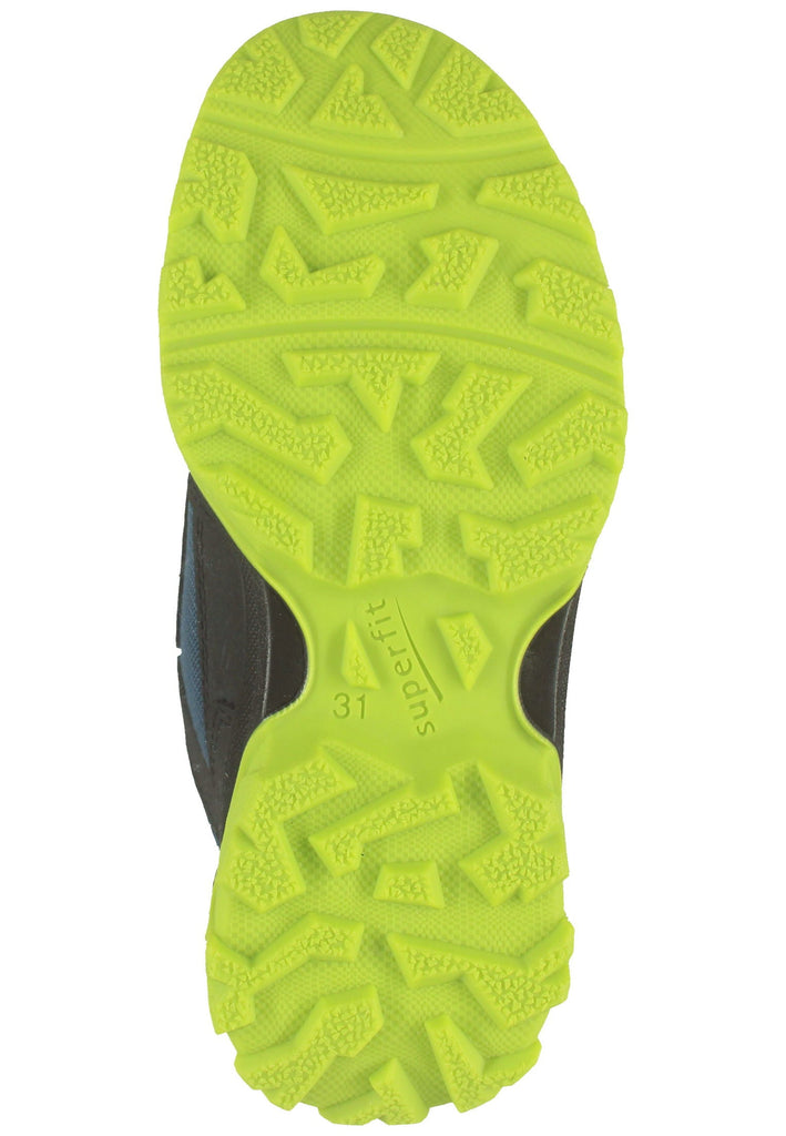 Superfit Stiefelette Textil Schwarz/Grün