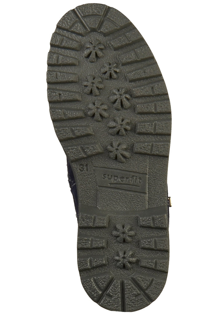 Superfit Stiefelette Veloursleder Blau