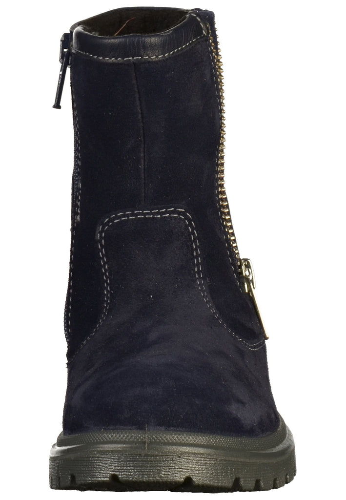 Superfit Stiefelette Veloursleder Blau